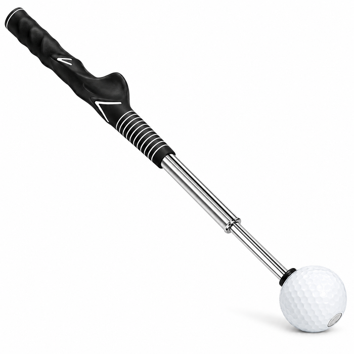 Entraîneur de tempo télescopique – Pratique du swing sans balle, format compact